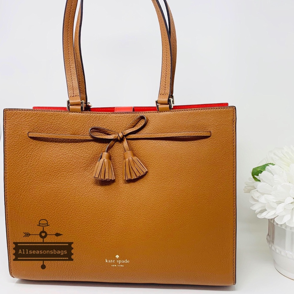 Kate spade tote shoulder bag hayes ginger bread - Picture 2 of 8
